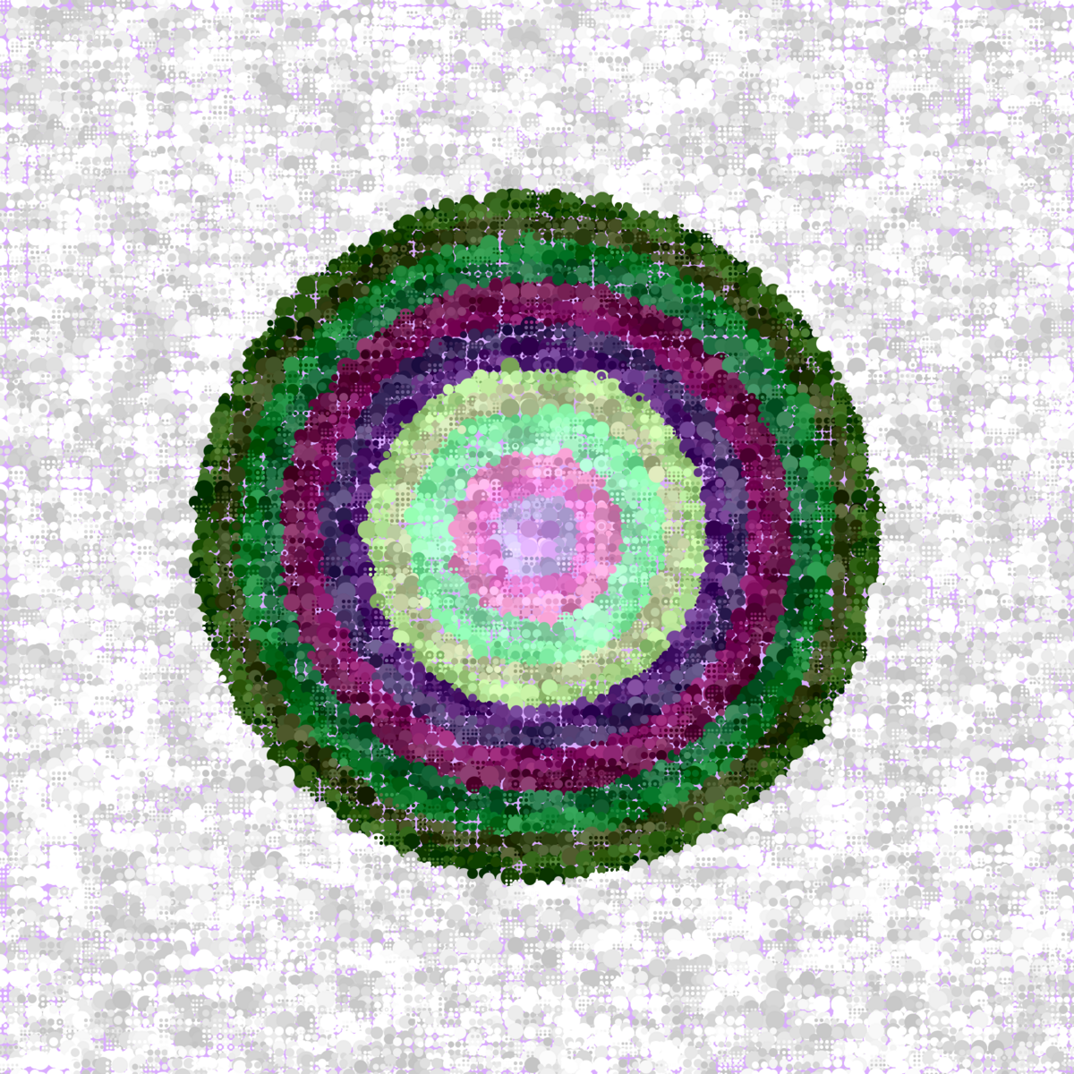 Dot Matrix Gradient Study 493 Archipelago